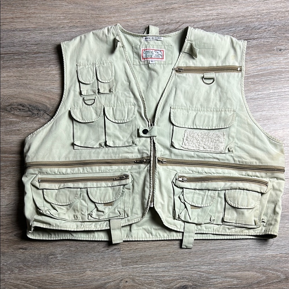 🎣 Crystal River Utility Fishing Vest – Men’s XL